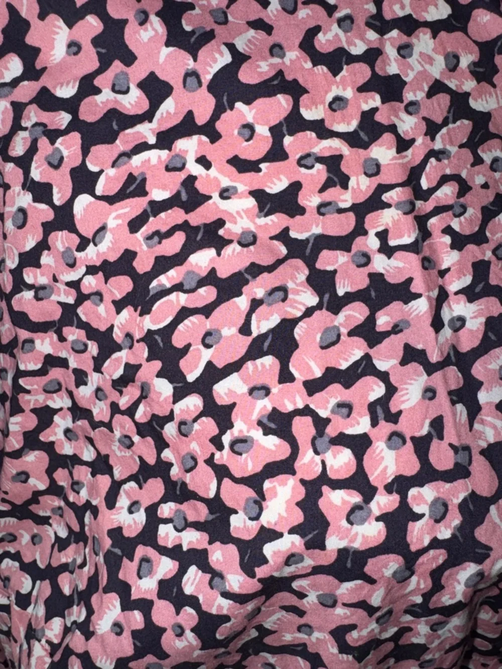 Talbots Women’s Petite Long Sleeve Pink Floral Button-Up Shirt Size 16WP - Picture 5 of 11